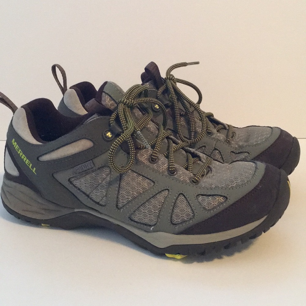Hiking shoe.
